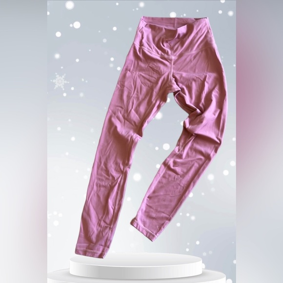 Moyooga Womens Peach Color Ribbed Paneled Activewear Workout Leggings Size Small - Picture 15 of 16